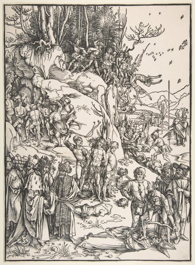 Le Martyre des Dix Mille - Albrecht Dürer