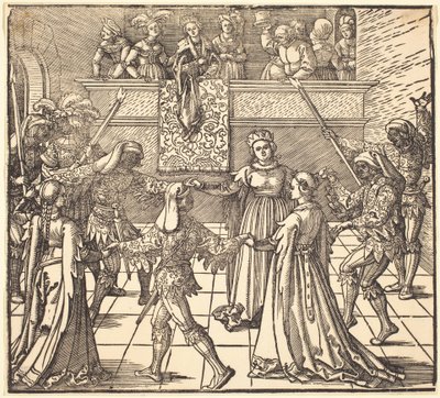 Danse Masquée avec Torches - Albrecht Dürer