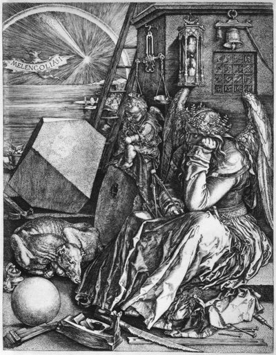 Melancolia, 1514, 1936 - Albrecht Dürer