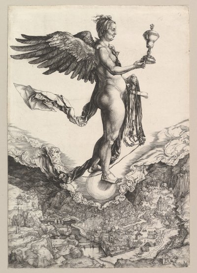 Némésis La Grande Fortune, 1501-2 - Albrecht Dürer
