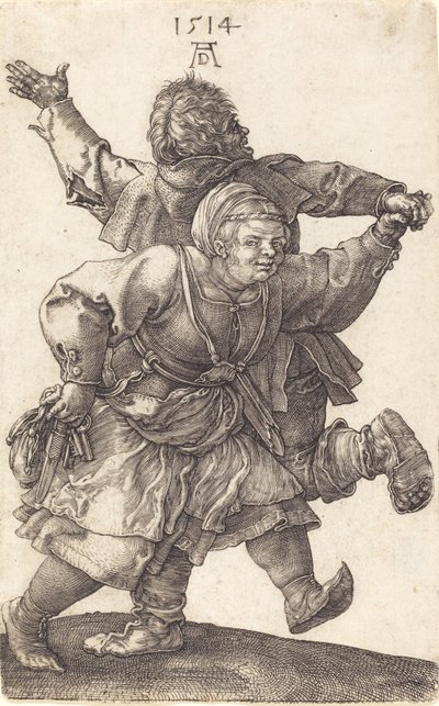 Couple de paysans dansant, 1514 - Albrecht Dürer