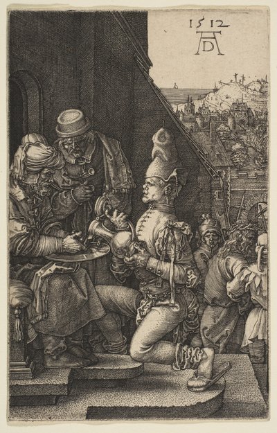Pilate se lavant les mains, de La Passion, 1512 - Albrecht Dürer