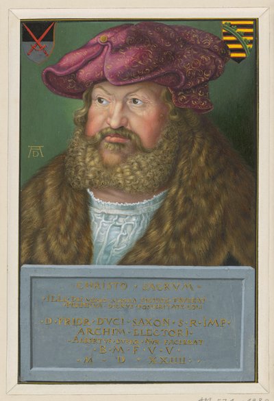 Portrait de Frédéric le Sage, électeur de Saxe - Albrecht Dürer