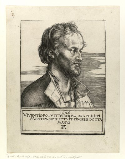 Portrait de Philipp Melanchton, 1526 - Albrecht Dürer