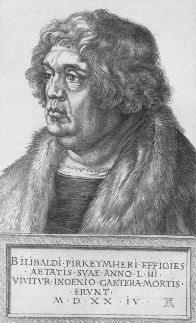 Portrait de Pirkheimer, 1524 - Albrecht Dürer