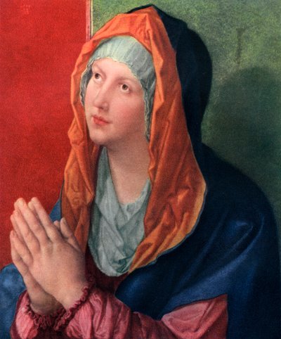 Marie en prière - Albrecht Dürer