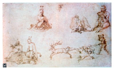 Étude à la craie rouge, c1500 - Albrecht Dürer