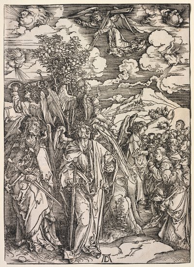 Révélation de Saint Jean : Quatre anges retenant les vents, 1511 - Albrecht Dürer