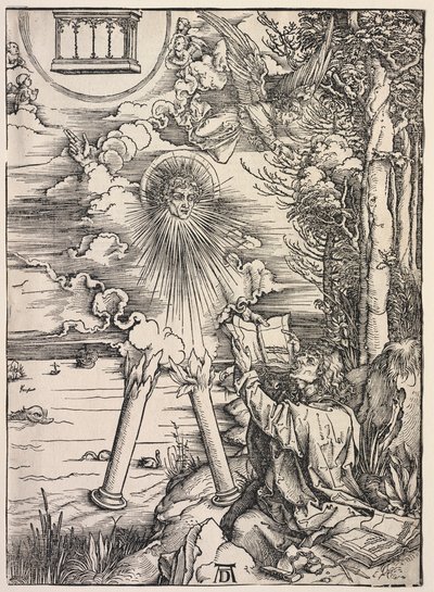 Révélation de Saint Jean : Saint Jean dévorant les livres, 1511 - Albrecht Dürer