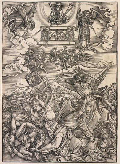 Révélation de Saint Jean : Les quatre anges destructeurs - Albrecht Dürer