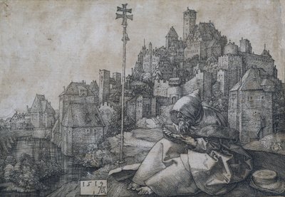 Saint Antoine devant la ville, 1519 - Albrecht Dürer