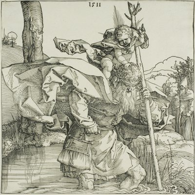 Saint Christophe - Albrecht Dürer