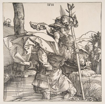 Saint Christophe - Albrecht Dürer