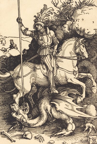 Saint Georges tuant le dragon, 1501-1504 - Albrecht Dürer