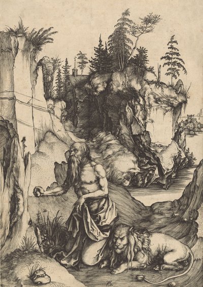 Saint Jérôme pénitent dans le désert, c. 1496 - Albrecht Dürer