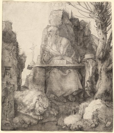 Saint Jérôme près du saule têtard - Albrecht Dürer