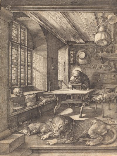 Saint Jérôme dans son étude, 1514 - Albrecht Dürer