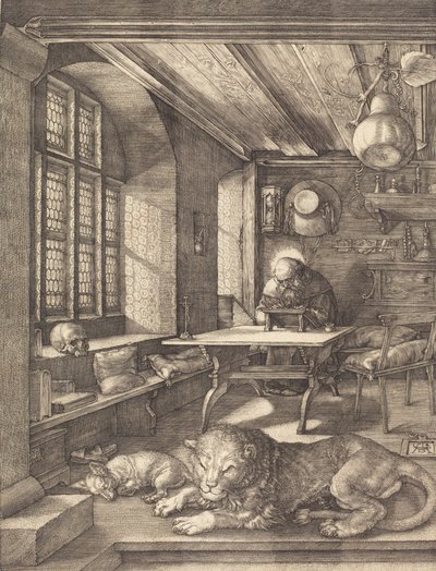 Saint Jérôme dans son étude, 1514 - Albrecht Dürer