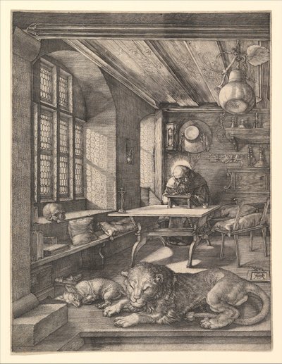 Saint Jérôme dans son étude - Albrecht Dürer