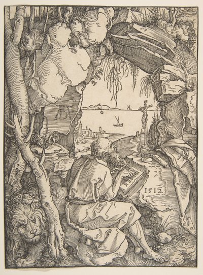 Saint Jérôme dans une grotte, 1512 - Albrecht Dürer