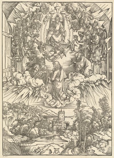 Saint Jean devant Dieu et les anciens - Albrecht Dürer