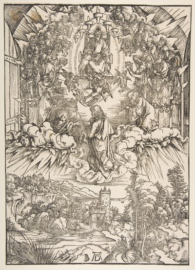 Saint Jean devant Dieu et les anciens, de L