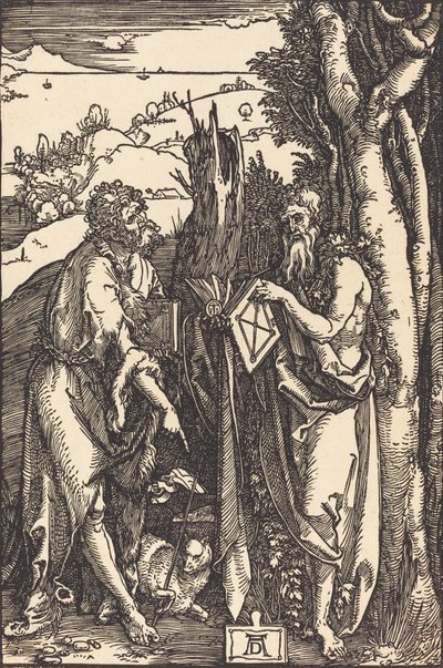 Saint Jean-Baptiste et Saint Onuphre, vers 1504 - Albrecht Dürer