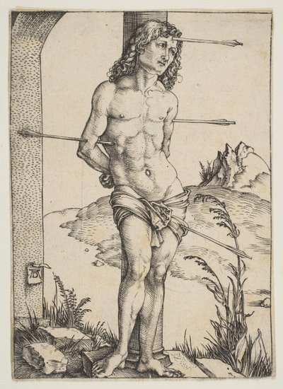 Saint Sébastien attaché à la colonne - Albrecht Dürer