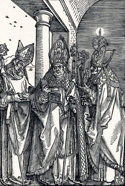 Saints Nicolas, Ulrich et Érasme, 1508 - Albrecht Dürer