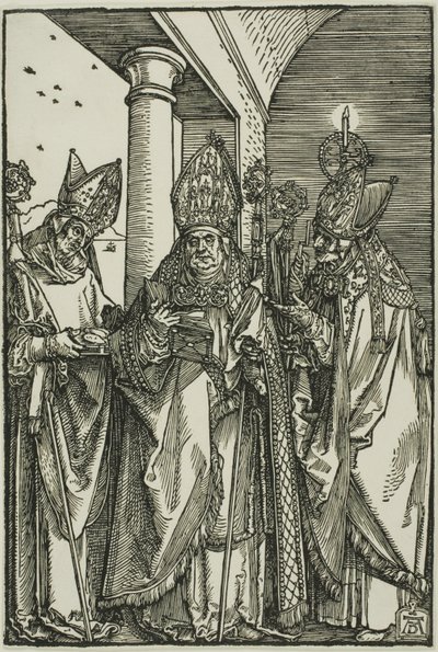 Saints Nicolas, Ulrich et Érasme - Albrecht Dürer