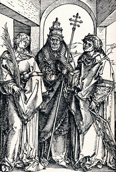 Saints Étienne, Sixte et Laurent - Albrecht Dürer