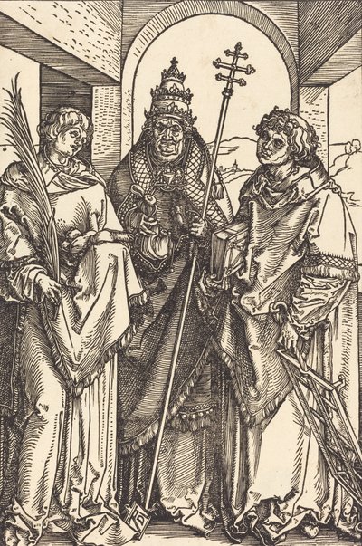Saints Étienne, Sixte et Laurent, probablement vers 1504-1505 - Albrecht Dürer