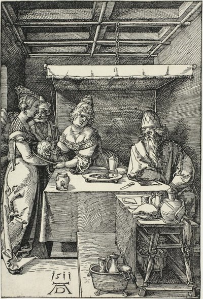 Salomé présentant la tête de Saint Jean-Baptiste à Hérodiade - Albrecht Dürer