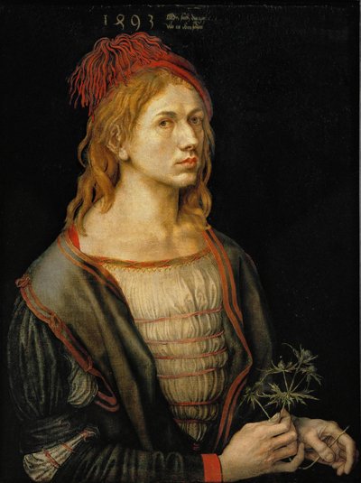 Autoportrait avec chardon - Albrecht Dürer