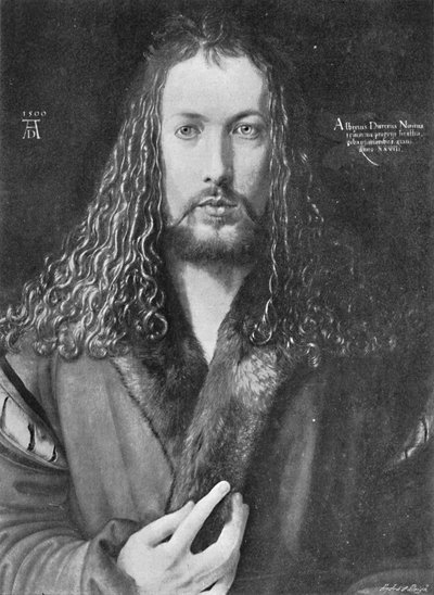 Autoportrait, 1500, 1906 - Albrecht Dürer