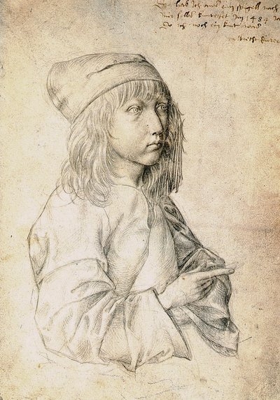 Autoportrait à treize ans - Albrecht Dürer