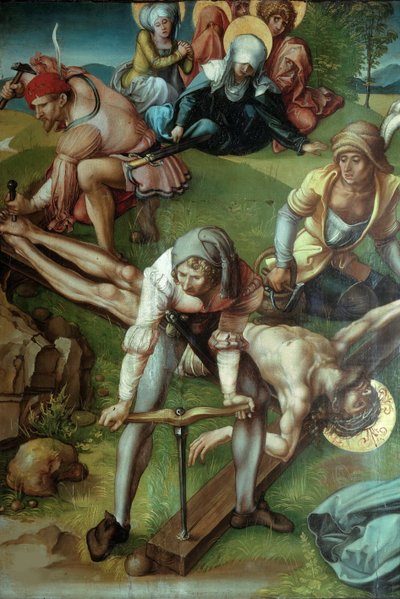 Polyptyque des Sept Douleurs Christ Cloué sur la Croix, 1495-1496 - Albrecht Dürer