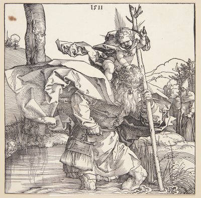 Saint Christophe - Albrecht Dürer