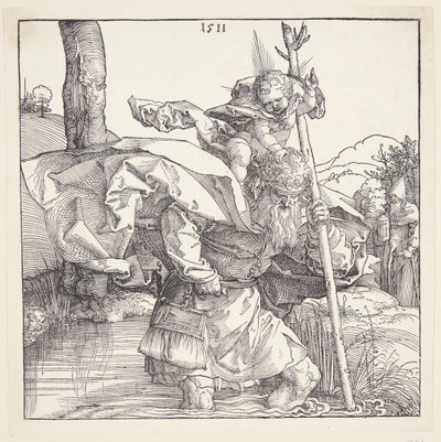 Saint Christophe - Albrecht Dürer