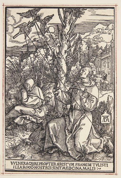 Saint François recevant les stigmates - Albrecht Dürer