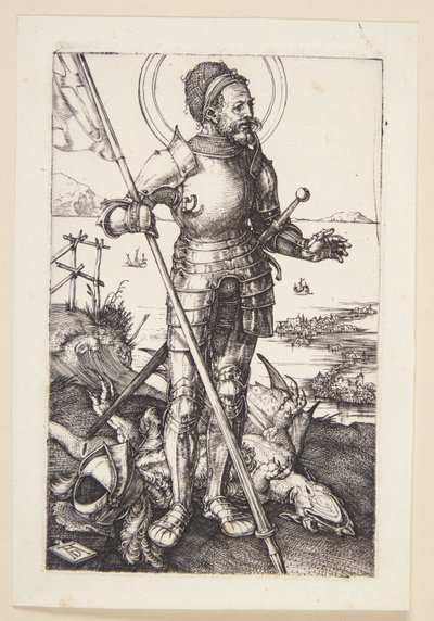 Saint Georges à pied - Albrecht Dürer