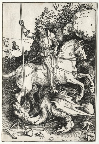 Saint Georges tuant le dragon, 1500s - Albrecht Dürer