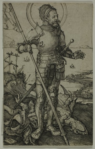 Saint Georges à pied - Albrecht Dürer