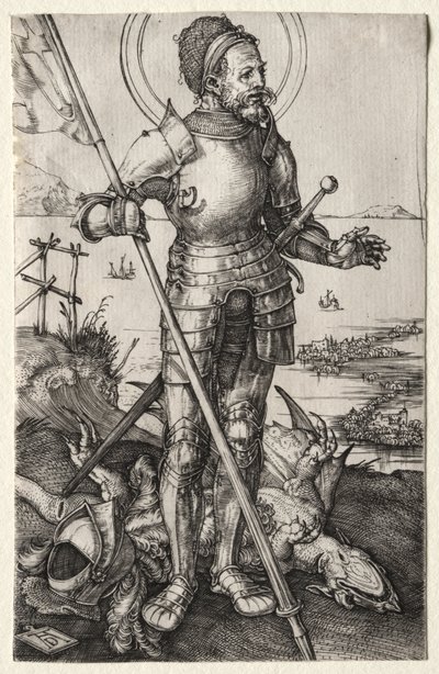 Saint Georges à pied - Albrecht Dürer