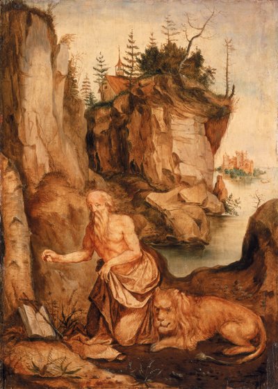 Saint Jérôme et le lion, c.1500 - Albrecht Dürer