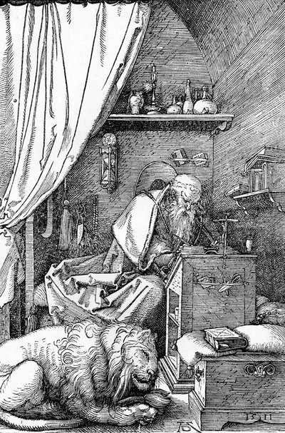 Saint Jérôme dans sa cellule - Albrecht Dürer