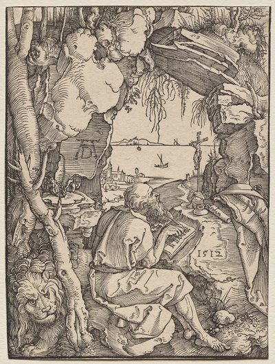 Saint Jérôme dans une grotte - Albrecht Dürer