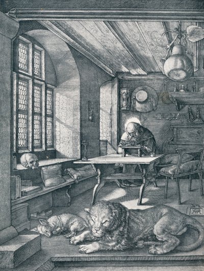 Saint Jérôme dans son étude, 1514 - Albrecht Dürer