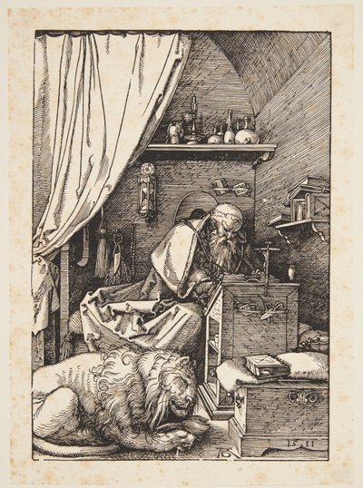 Saint Jérôme dans sa cellule - Albrecht Dürer