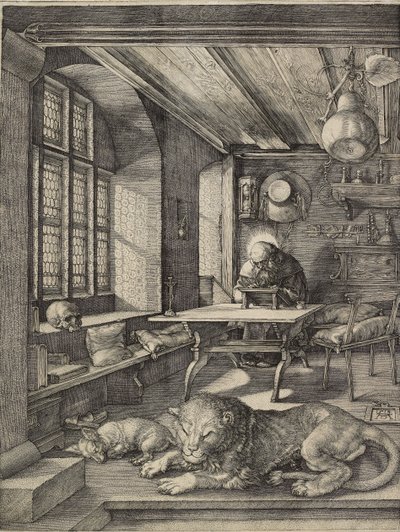 Saint Jérôme dans son étude, 1514 - Albrecht Dürer